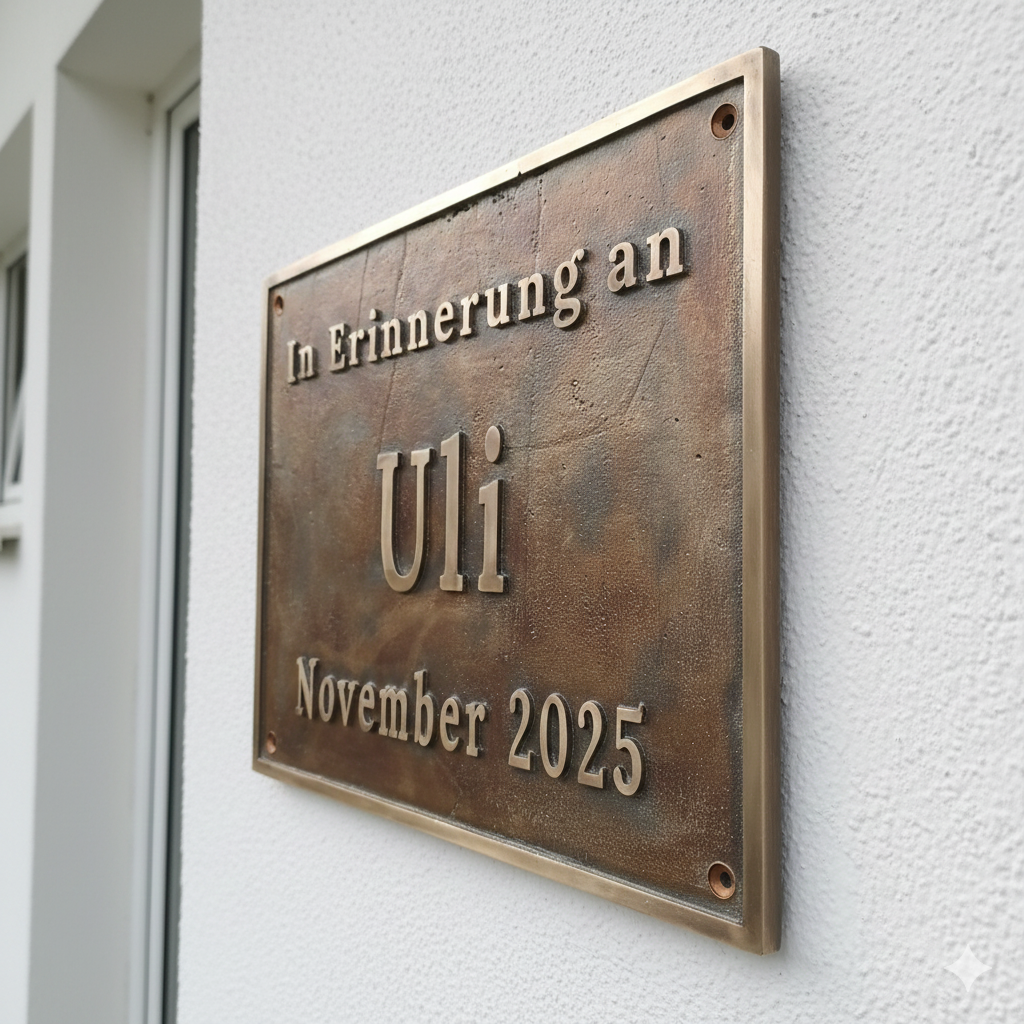 Custom Address Brass Bronze Plaque Number Sign CABBPNS15 - Image 3