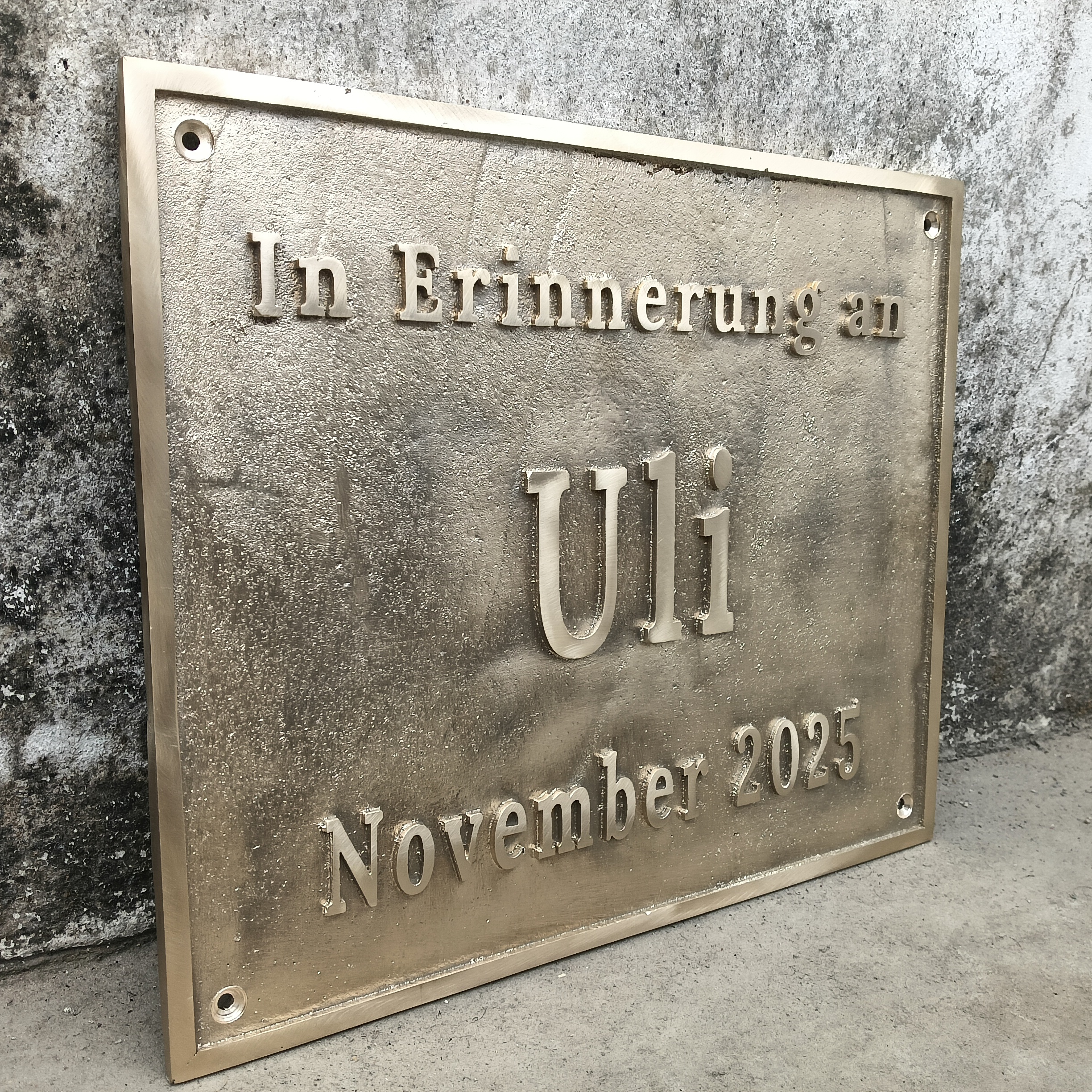 Custom Address Brass Bronze Plaque Number Sign CABBPNS15 - Image 10