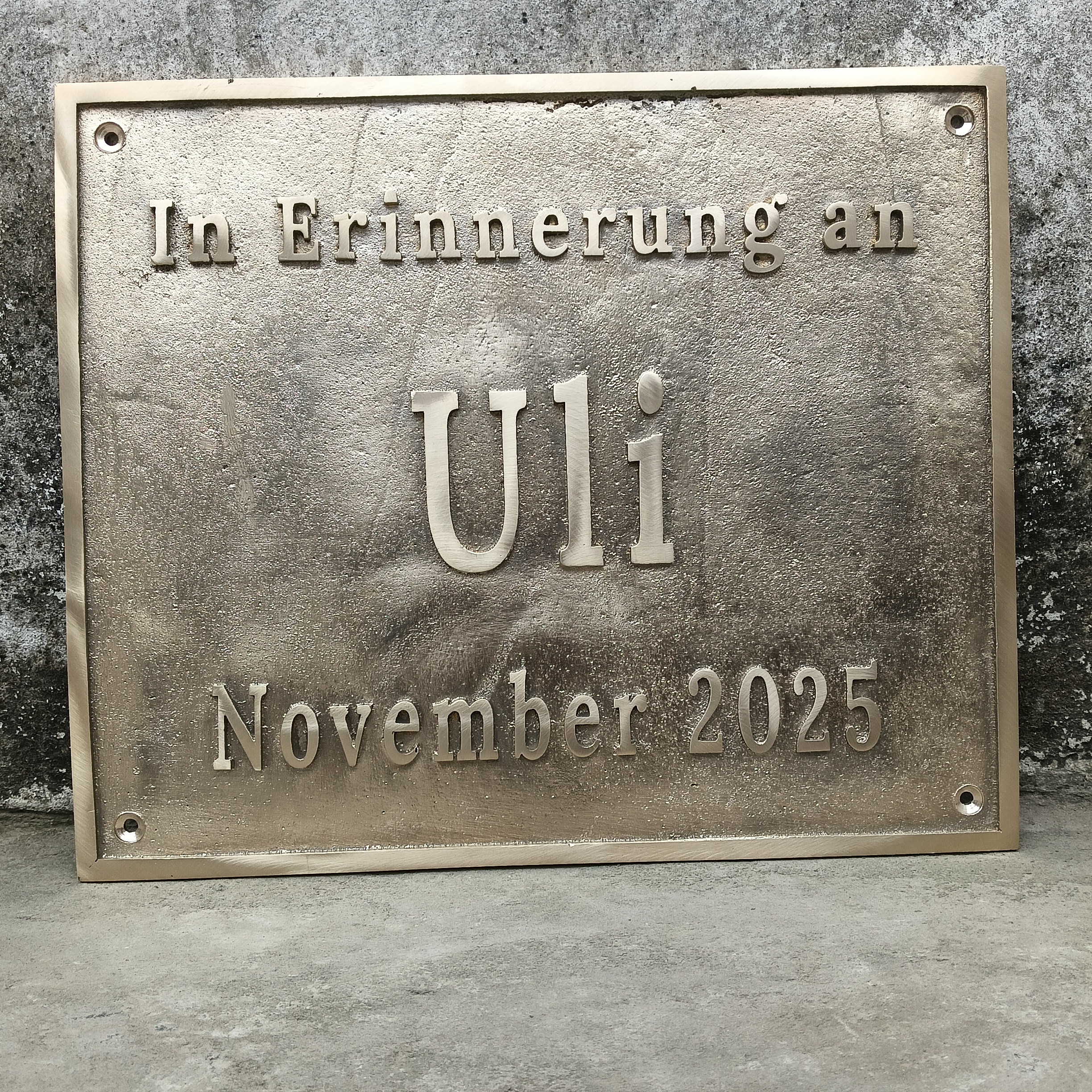 Custom Cast Brass Black Background Outdoor Sign Plaque | Customized Home & Business Black Address Plaque | Personalized Language Sign - Image 9