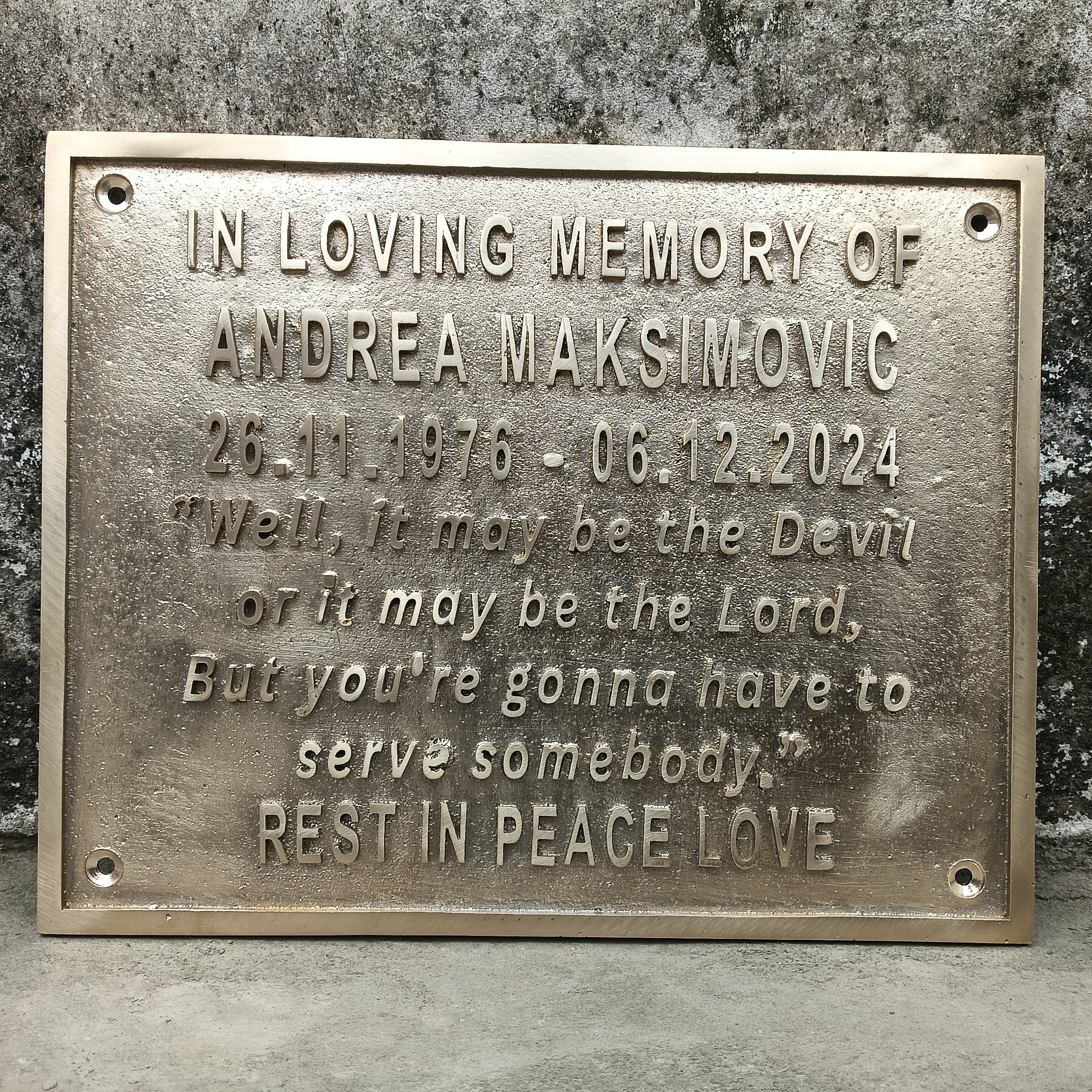 Custom Address Brass Bronze Plaque Number Sign CABBPNS15 - Image 15