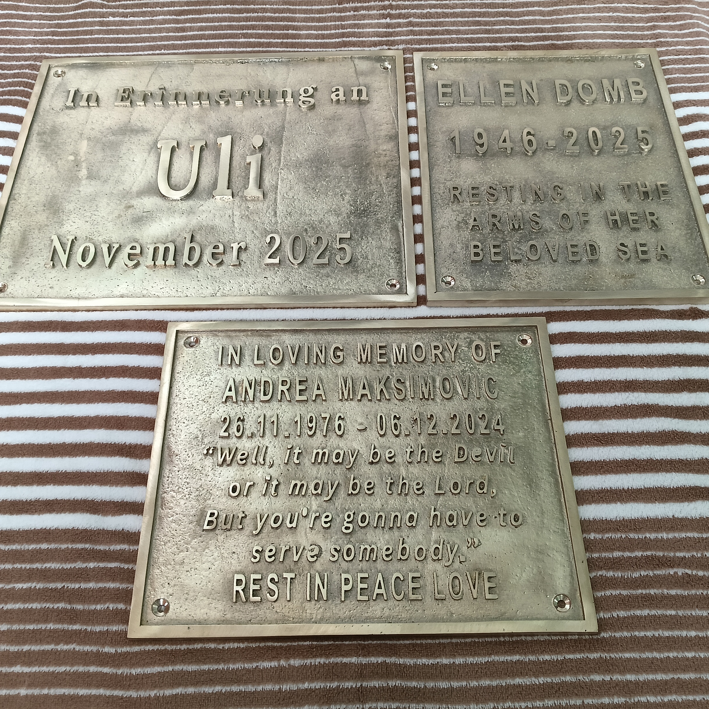 Custom Address Brass Bronze Plaque Number Sign CABBPNS15 - Image 20