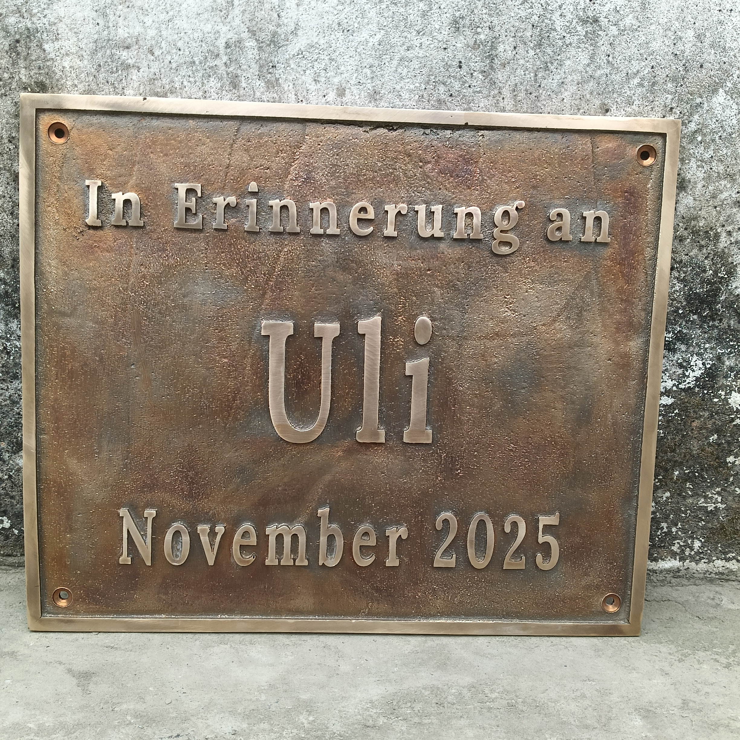 Custom Address Brass Bronze Plaque Number Sign CABBPNS15 - Image 24