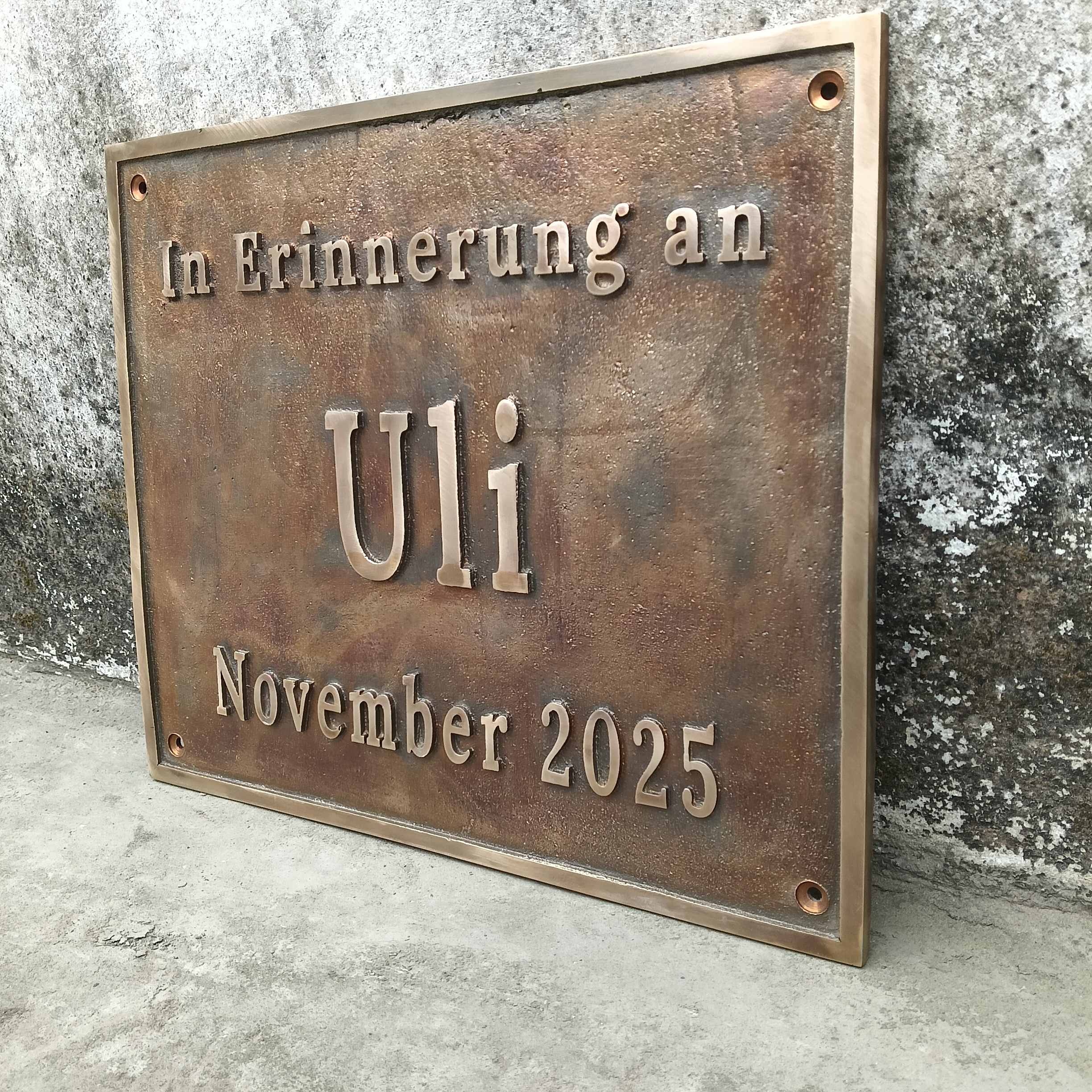 Custom Address Brass Bronze Plaque Number Sign CABBPNS15 - Image 25