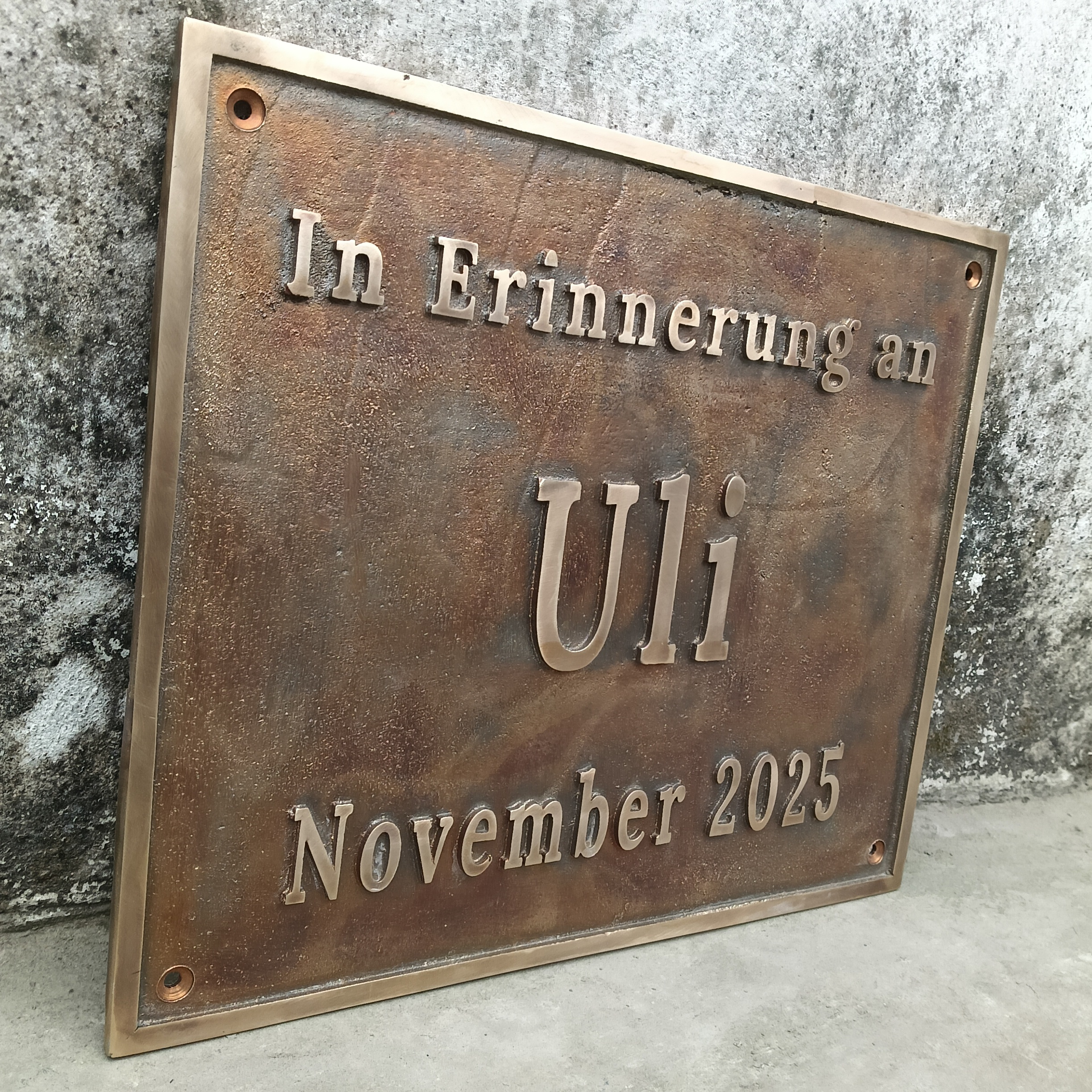 Custom Address Brass Bronze Plaque Number Sign CABBPNS15 - Image 26