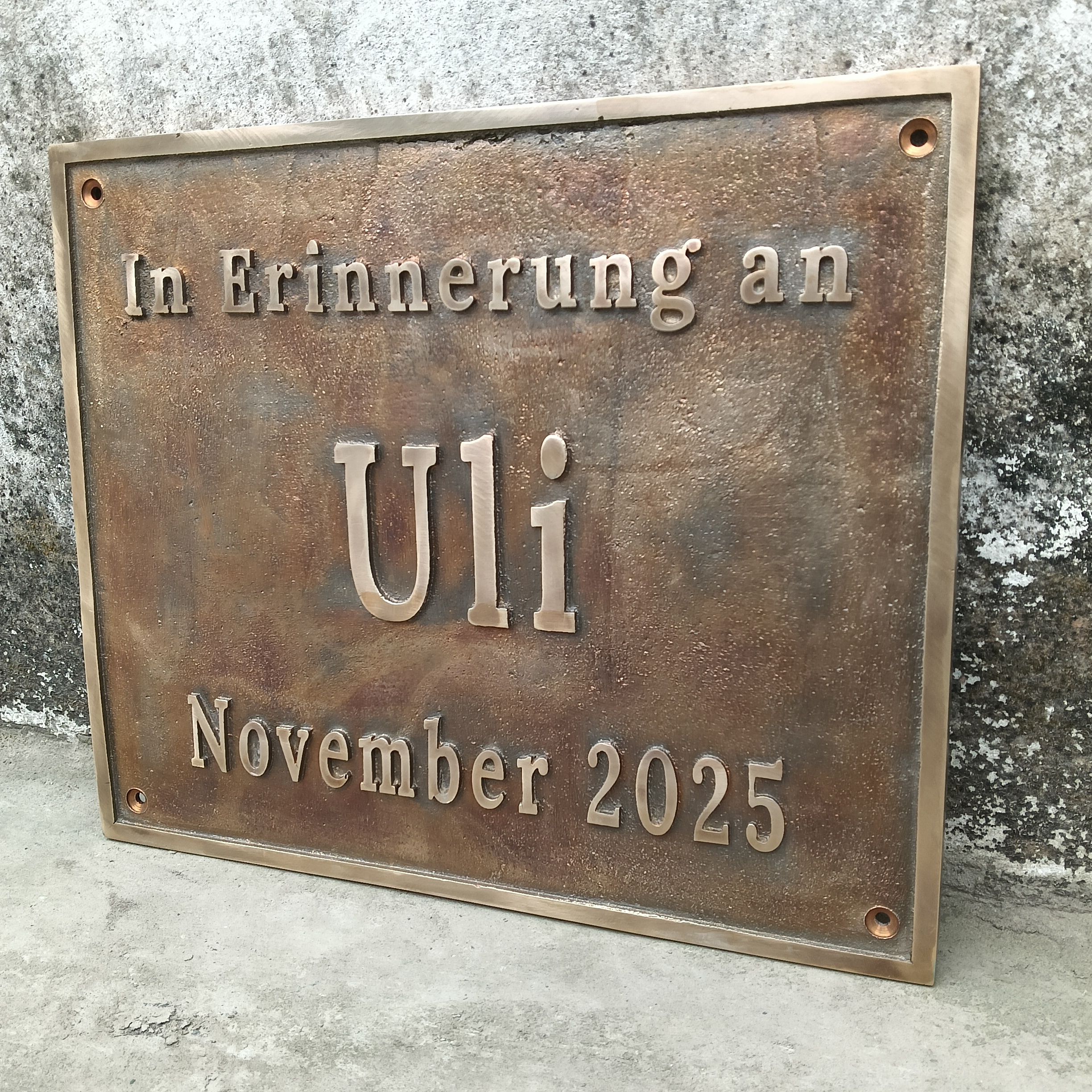 Custom Address Brass Bronze Plaque Number Sign CABBPNS15 - Image 28