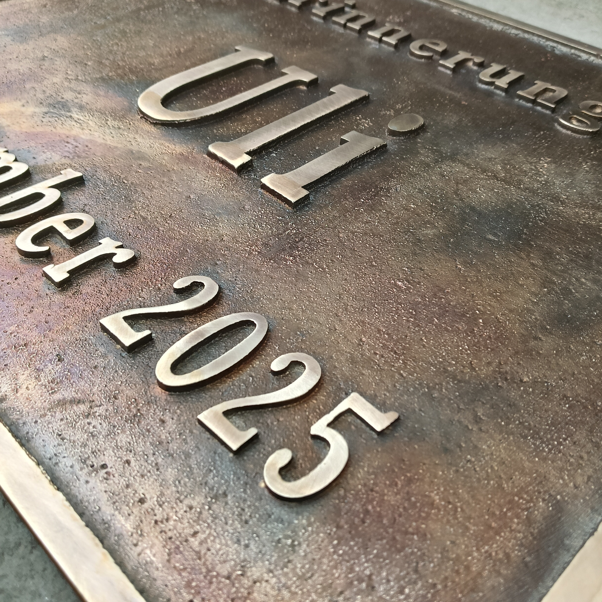 Custom Address Brass Bronze Plaque Number Sign CABBPNS15 - Image 30