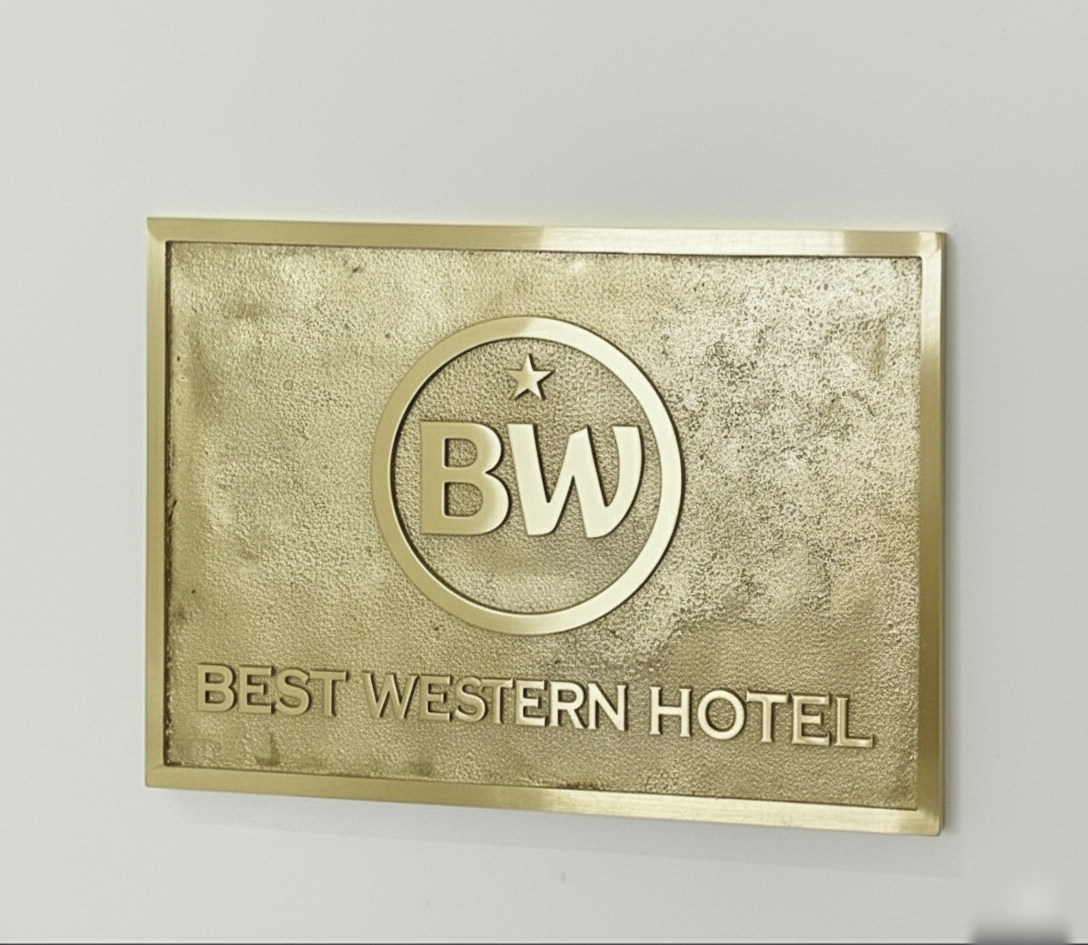 Custom Address Brass Bronze Plaque Sign CABBPS19 - Image 4