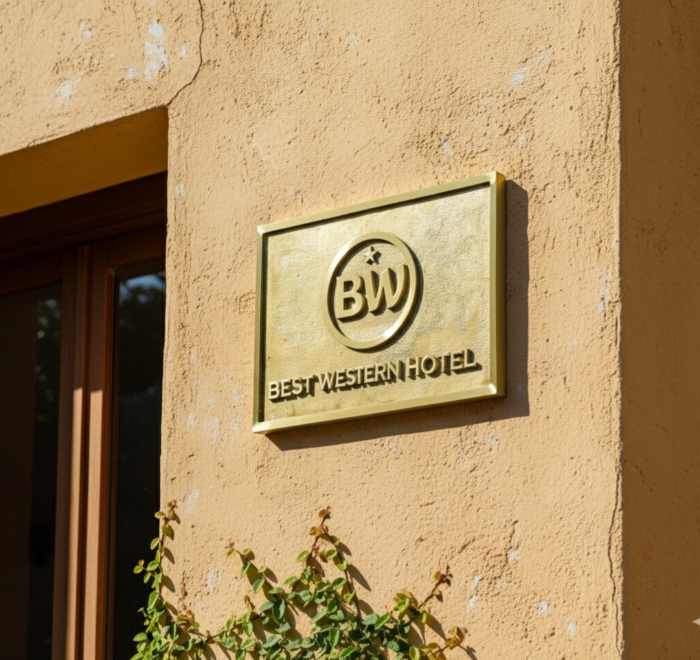 Custom Address Brass Bronze Plaque Number Sign CABBPNS08 - Image 6