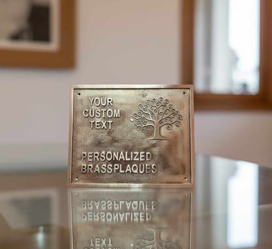 Custom Address Brass Bronze Plaque Sign CABBPS19 - Image 6