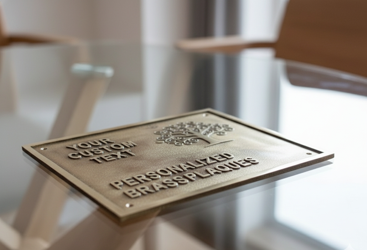 Custom Address Brass Bronze Plaque Sign CABBPS19 - Image 7