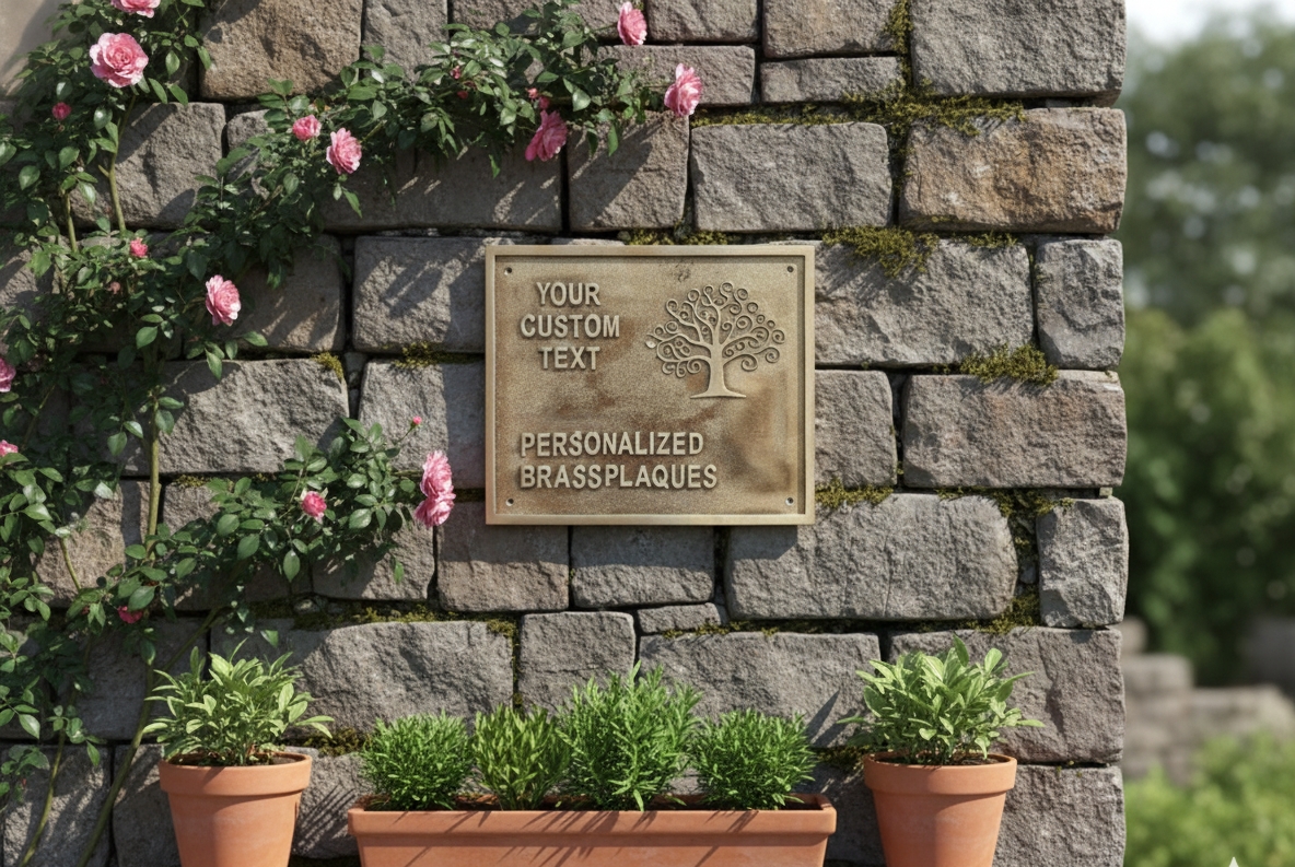 Custom Address Brass Bronze Plaque Sign CABBPS19 - Image 8