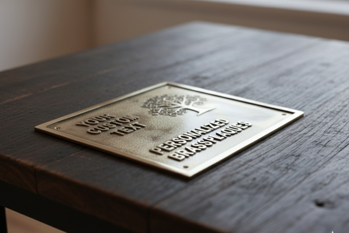 Custom Address Brass Bronze Plaque Sign CABBPS19 - Image 9