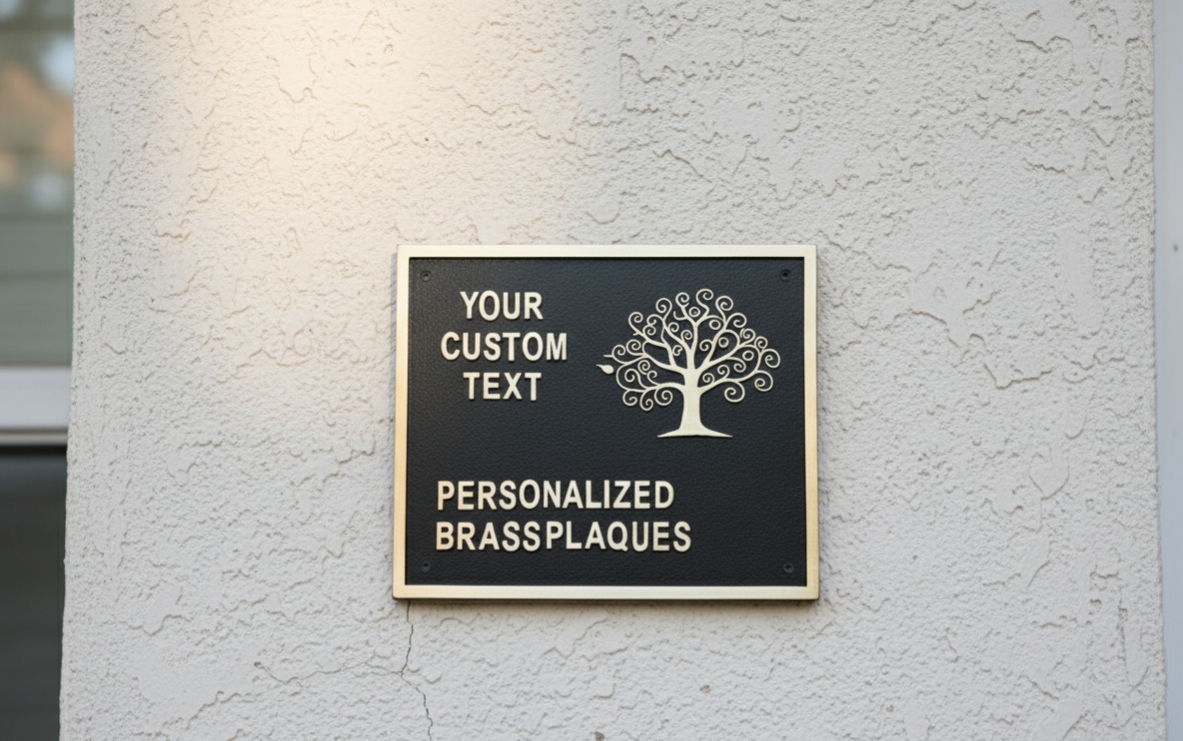 Custom Address Brass Bronze Plaque Sign CABBPS19 - Image 10