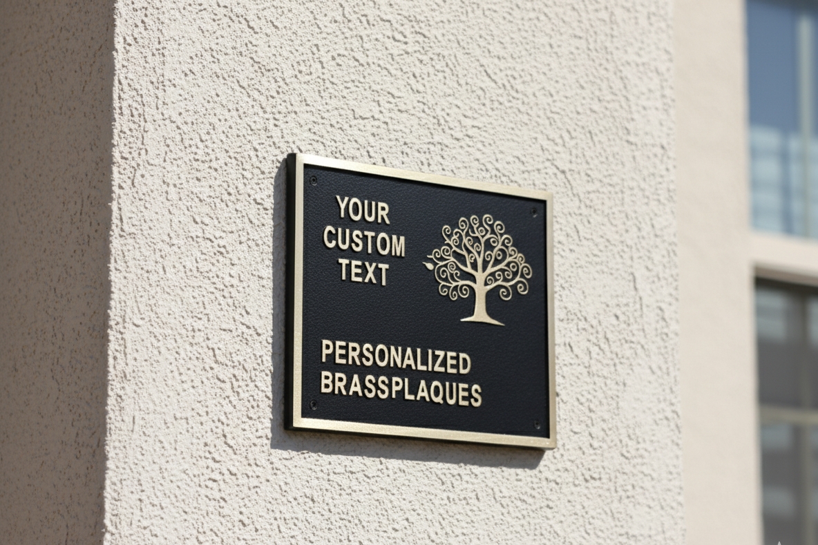 Custom Address Brass Bronze Plaque Sign CABBPS19 - Image 11