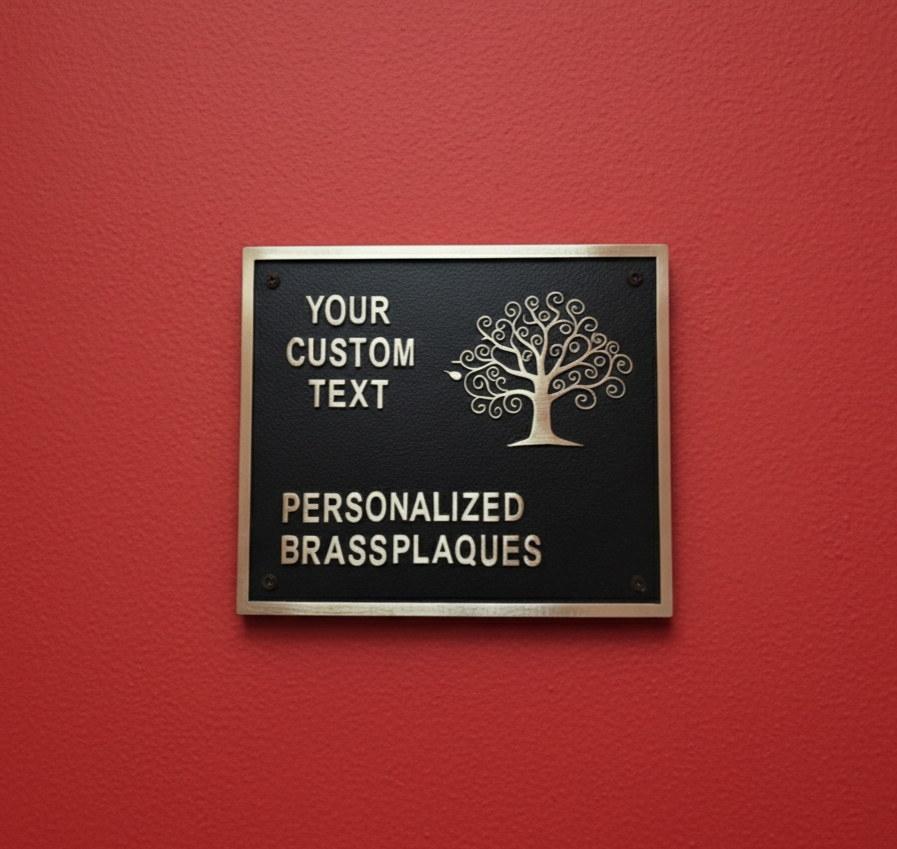 Custom Address Brass Bronze Plaque Sign CABBPS19 - Image 12