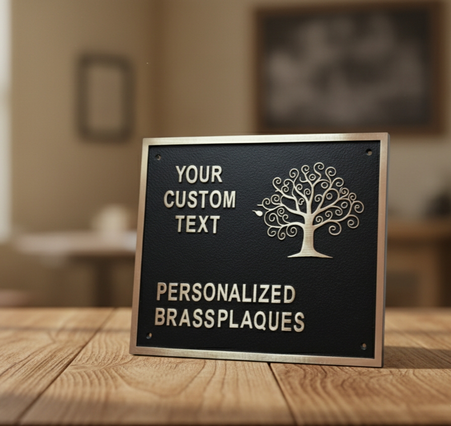 Custom Address Brass Bronze Plaque Sign CABBPS19 - Image 13