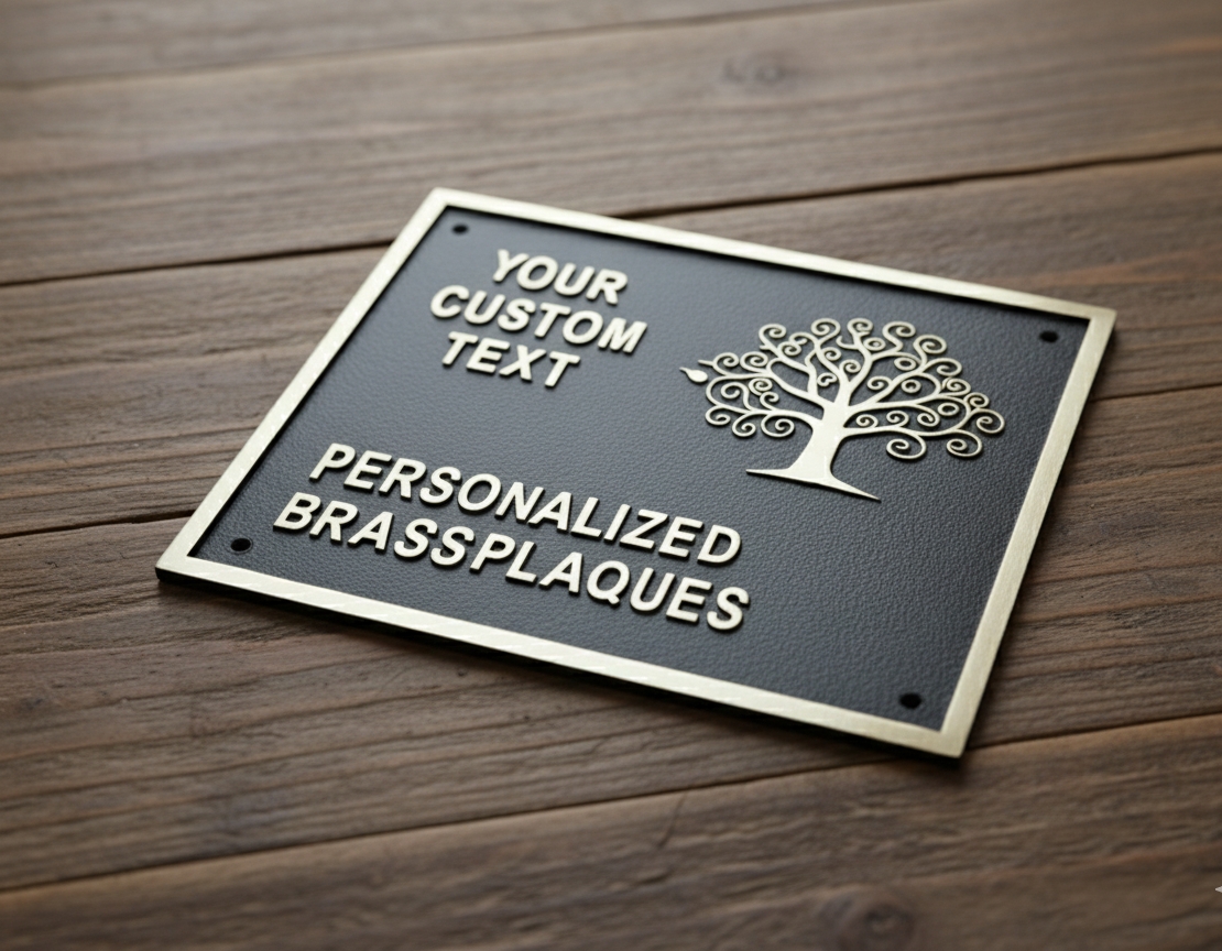 Custom Address Brass Bronze Plaque Sign CABBPS19 - Image 14