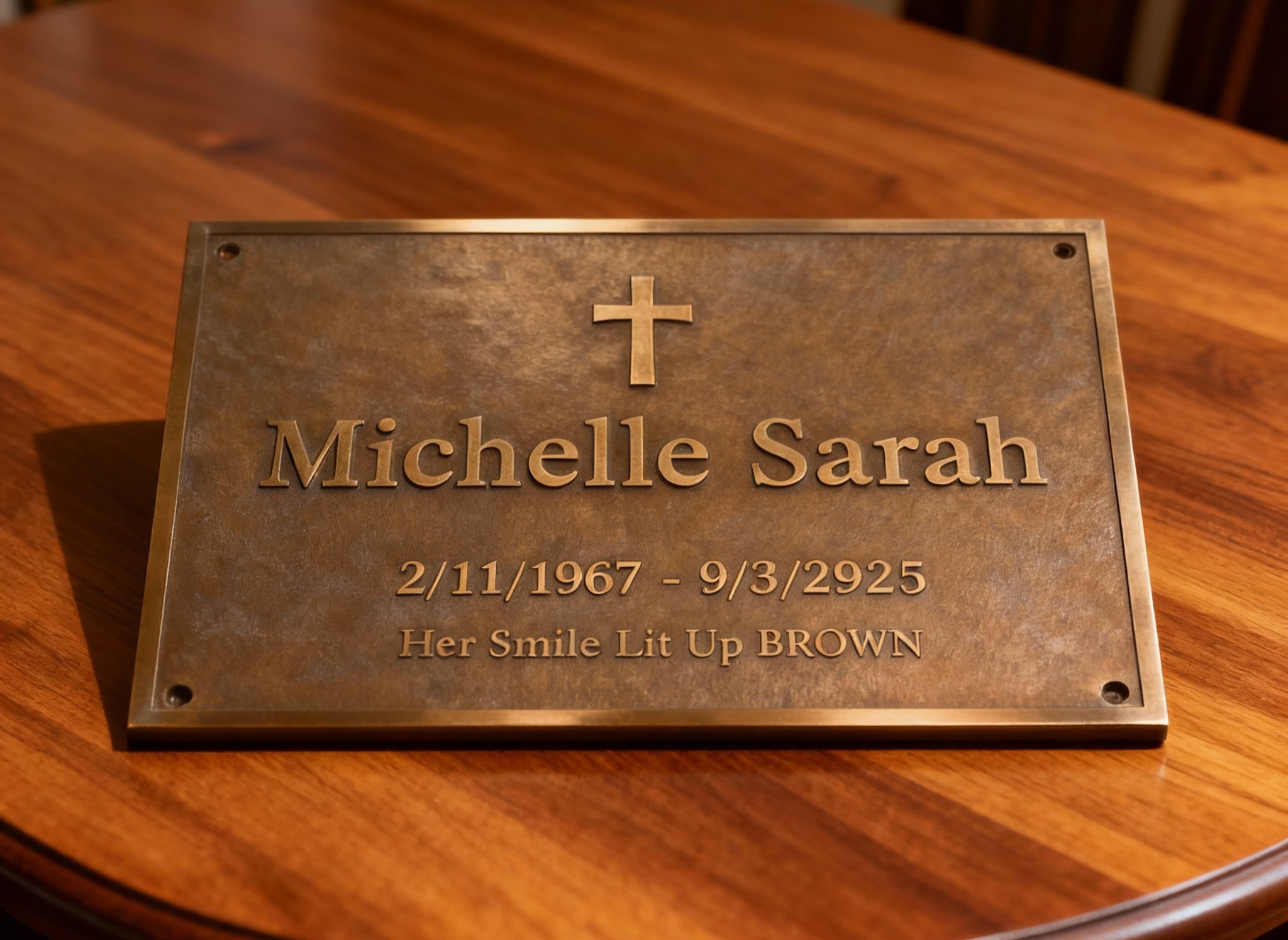 Custom Address Brass Bronze Plaque Garden House Sign CABBPGHS06 - Image 9