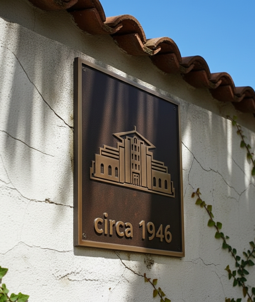 Custom Address Brass Bronze Plaque Number Sign CABBPNS04 - Image 17