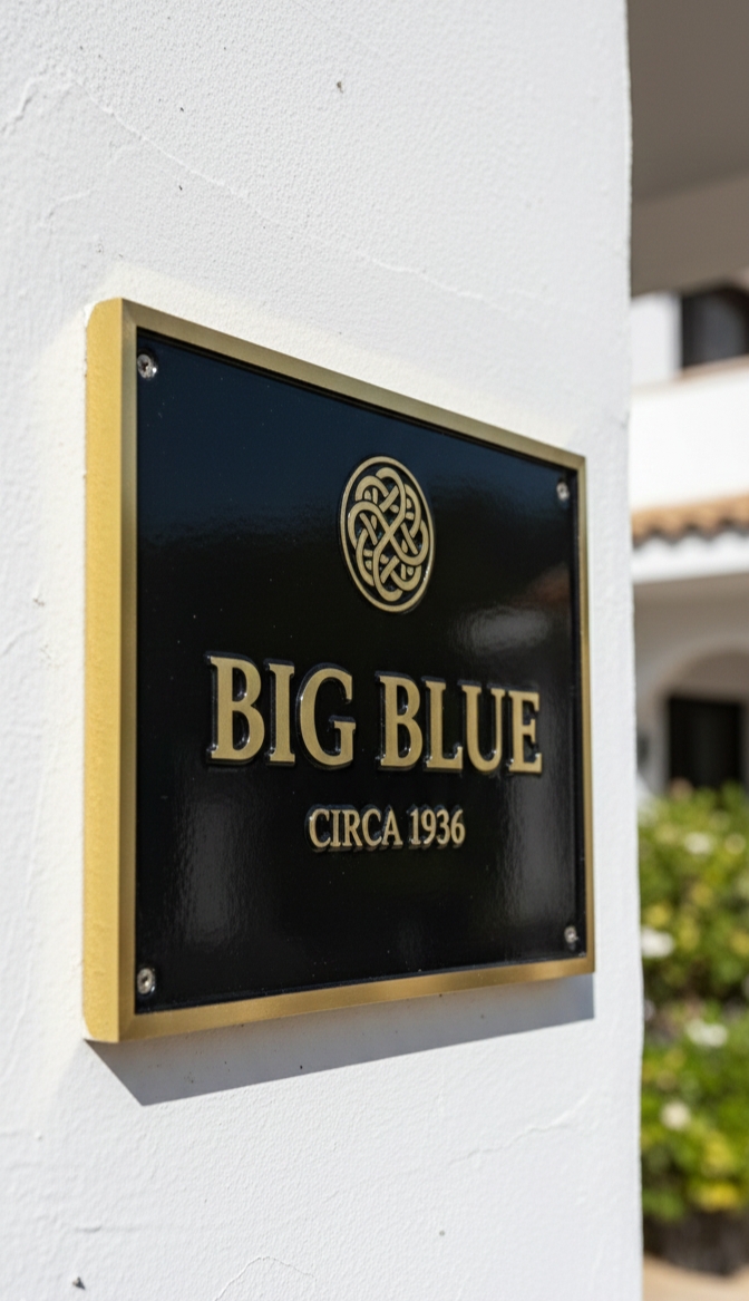 Custom Polished Brass Address Plaque — Heavy Duty Cast Brass Personalized Sign | Outdoor House Number Plate | Business & Office Door Sign - Image 6