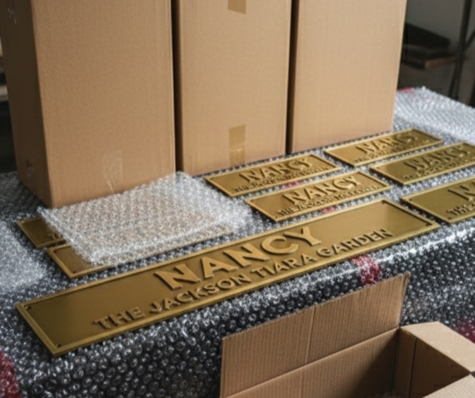 Custom Brass Plaque – Personalized Street Address Sign, Brass House Number Plate, Vintage Home Decor, Old School Address Marker Gift - Image 6