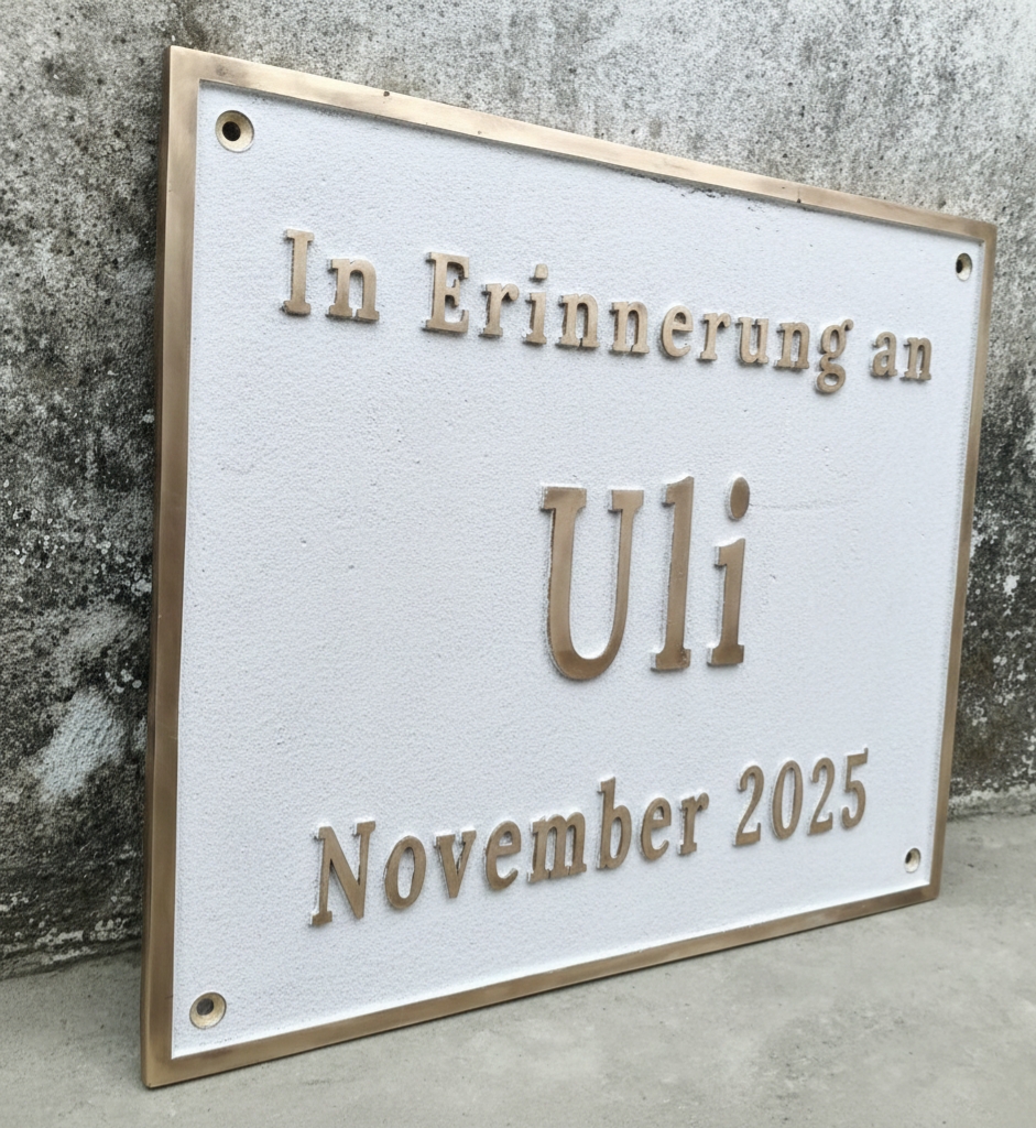 Custom Address Brass Bronze Plaque Number Sign CABBPNS15 - Image 5