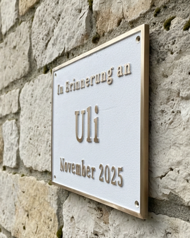 Custom Address Brass Bronze Plaque Number Sign CABBPNS15 - Image 7