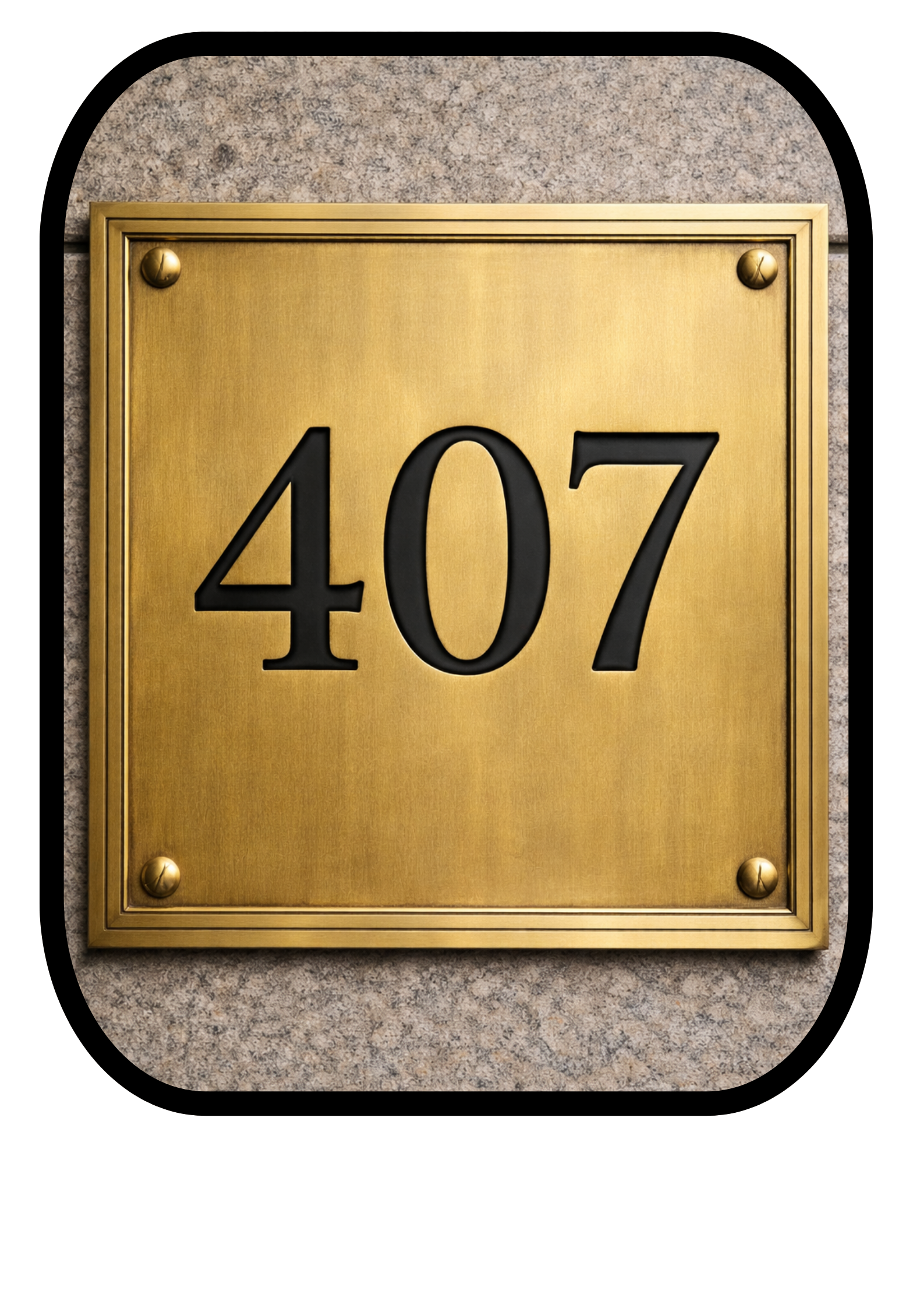 Custom Address Brass Bronze Plaque Number Sign CABBPN0 30 - Image 5