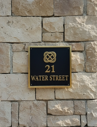 Custom Address Brass Bronze Plaque Number Sign CABBPGHS0 31 - Image 8