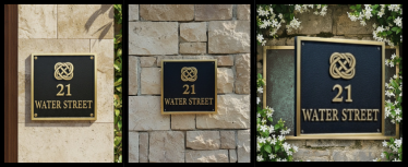 Custom Address Brass Bronze Plaque Number Sign CABBPGHS0 31 - Image 4